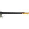 Fiskars X27 Antishock Log Splitting Axe 915mm Long with Soft Grip Handle with Axe Sharpener Worth