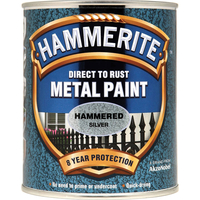 Hammerite Direct to Rust Hammered Finish 750ml Silver