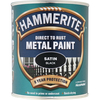 Hammerite Direct to Rust Satin Finish Black 750ml