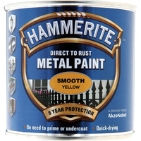 Hammerite Smooth Finish Yellow 250ml
