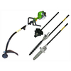 Handy Petrol Grass Trimmer 400mm Cut Width 26cc Engine with Multi Tools Brush Cutter,  Hedge Cutter & Pruner