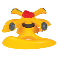Hozelock Rotating Garden Water Sprinkler Plus with 2 Spray Patterns Max Coverage 254m2