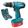 Makita 8391DWPE Cordless Combi Drill 18v with 2 Batteries 1.3ah NiCad & 101 Piece Accessory Set