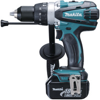 Makita DHP458RFE 18v Cordless XPT Combi Drill 2 Speed with 2 Lithium Ion Batteries 3ah