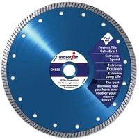 Marcrist CK850 180mm x 22mm Fast Tile Saw Diamond Cutting Blade without Flange for Marble / Slate & Granite