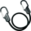 Masterlock 800mm Bungee Cord Carabiner Black 64kg Capacity
