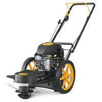 McCulloch MWT 420 Wheeled Push Petrol Grass Trimmer 51cm Cut Width with Briggs & Stratton 675 Series Engine