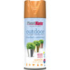 Plastikote Outdoor Metallic Aerosol Spray Paint Bronze 400ml