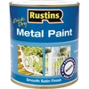 Rustins Metal Paint Smooth Satin White 1 Litre