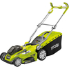 Ryobi RLM18X40H240 ONE+ 36v Cordless Lithium Fusion Lawn Mower 400mm Cut Width with 2 18v Lithium Ion Batteries 4.0ah (Use 2 x 18v Batteries)