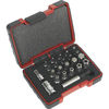 Sealey 23 Piece 1/4" & 3/8" Square Drive Torx-P & Security Torx-TS Bit Set + Carry Case