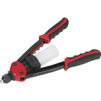 Sealey Compact Heavy Duty Riveter with Collection Bowl for Aluminium & Steel Rivets