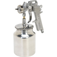 Sealey General Purpose Suction Feed Air Spray Gun 1.5mm Set-Up 11cfm