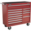 Sealey Superline Pro Heavy Duty 12 Drawer Roller Cabinet Red with Ball Bearing Runners