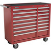 Sealey Superline Pro Heavy Duty 16 Drawer Roller Cabinet Red with Ball Bearing Runners