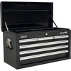 Sealey Superline Pro Heavy Duty 6 Drawer Tool Top Chest Black with Ball Bearing Runners