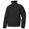 Snickers Mens 1/2 Zip Fleece Pullover Black 49" Chest XL