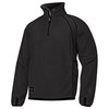 Snickers Mens 1/2 Zip Fleece Pullover Black 55" Chest 3XL