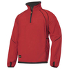Snickers Mens 1/2 Zip Fleece Pullover Chili 44" Chest Large