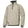 Snickers Mens 1/2 Zip Fleece Pullover Khaki 52" Chest 2XL