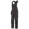Snickers Mens One Piece Canvas+ with Holsters Black 50" Waist 32" Leg