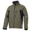 Snickers Mens Soft Shell Jacket Olive Green / Black 3XL