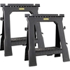 Stanley Plastic Folding Sawhorse & Trestle 340kg Capacity Per Pair Pack of 2