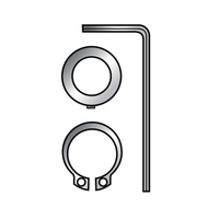 Trend Collar Pack For 8mm Shank Cutters (Router Cutter Range / Spare Part Packs)