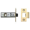 Union Locks Tubular Mortice Latch 2648 Polish Brass Finish 64mm / 2.5"