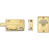 Yale Locks Indicator Bolt for Bathrooms or WC Doors Electo Brass P127