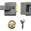 Yale Locks P85 Deadlocking Nightlatch DMG Satin Chrome Cylinder 40mm