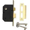 Yale Locks PM246 Internal 2 Lever Mortice Sash Lock 80mm / 3" Polished Chrome