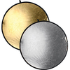 7dayshop 2 in 1 Collapsible Reflector - 22" (56cm) - Silver & Gold