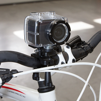 7dayshop Action Cam Extreme HD - Bike Handlebar and Post - 1/4" Tripod Mount