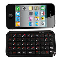 7dayshop Bluetooth Wireless Keyboard - Mini / Compact Size Uses Bluetooth V3.0 - Faster Texting!