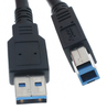 7dayshop Cable - USB 3.0 Cable A to B 3m - Suitable for Printers,  Scanners etc