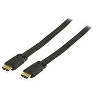 7dayshop Cables - Flat High Speed HDMI to HDMI Cable V1.4 with Ethernet (Supports 3D TV) - 7.5m