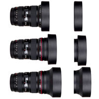 7dayshop Lens Hood - Rubber Multi Use 3 Position Extending - for F 52mm