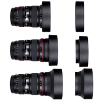 7dayshop Lens Hood - Rubber Multi Use 3 Position Extending - for F 55mm