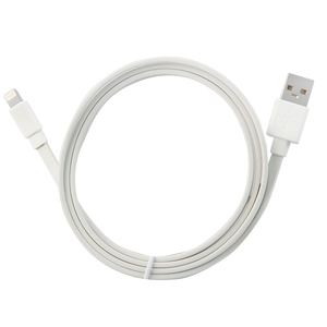 7dayshop MFI PVC Flat Cable For Apple iPhone SE / 7 / 7 Plus / 6 / 6 Plus / 6S / 6 Plus - 1M - White