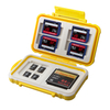 7dayshop Multi Memory Card Case for SD,  Micro SD,  Compact Flash - Waterproof and Shockproof – Yellow