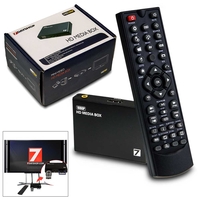 7dayshop Nano HD TV Digital Mini Media Player with Remote Control - Full HD 1080P for Movies etc.