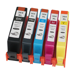 7dayshop Premium Remanufactured 364XL 5 Pack for HP Photosmart C6340 C6350 C6380 C6383