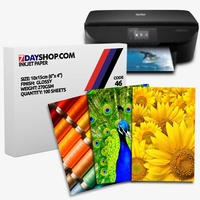 7dayshop Professional Quality Inkjet Photo Paper - A6 6x4 Glossy 270gsm - 100 Sheets (Code 46)