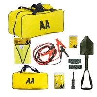 AA Car Essentials Emergency Winter Car Kit with Jump Start Cables,  Snow Shovel,  LED Torch etc.