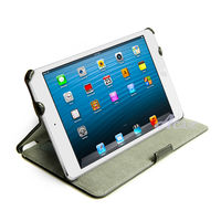 Acase Folio iPad Mini Case with Built-in Stand - includes Smart Cover Function - Black