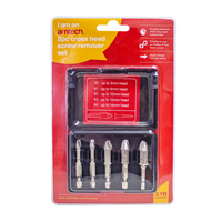 Amtech Damaged Screw Remover and Extractor Tool Set - 5pc