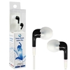 Aquarius Slim Fit Comfy In Earphones/Hands free with Built In Microphone - Black