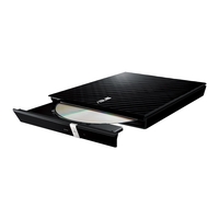 ASUS Lite Portable DVD RW CD RW Drive DVD Rewriter Burner & player SDRW-08D2S-U - Black