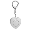 Body Guard Stay Safe Heart Shaped Personal Security Panic Alarm - White